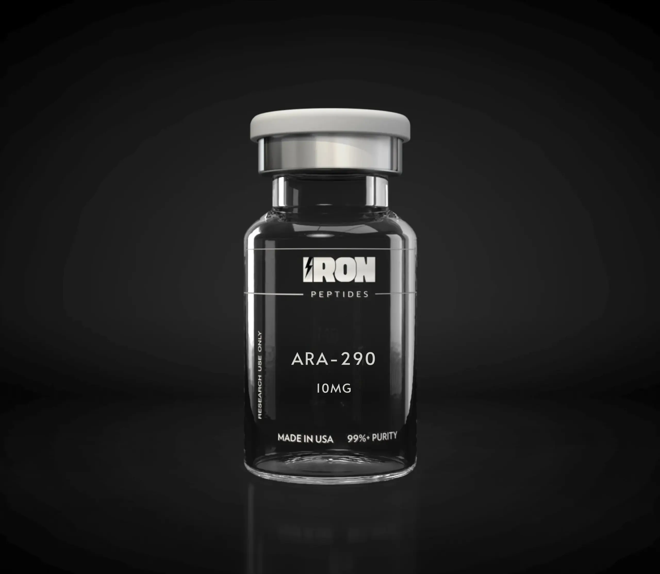 ARA-290 10mg research peptide vial by Iron Peptides
