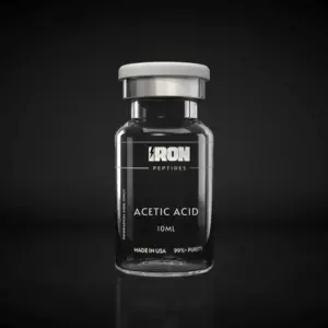 Acetic Acid 10ML solution for peptide research by Iron Peptides