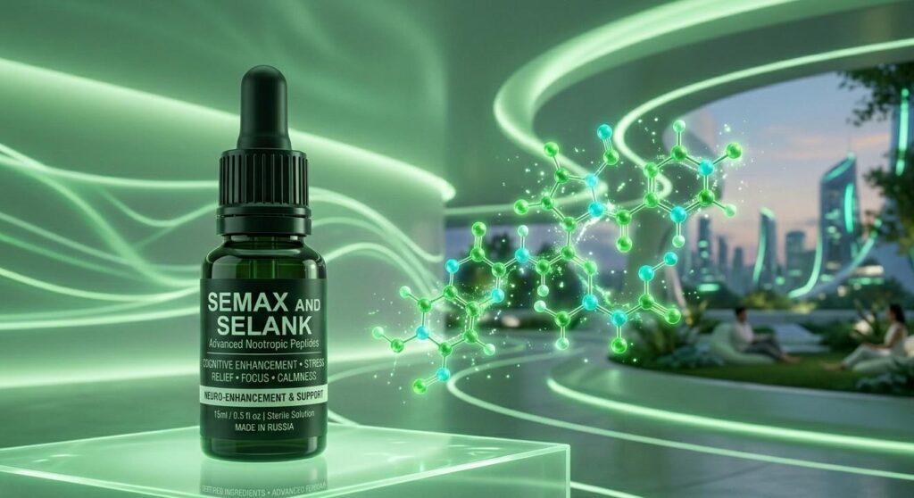 Semax vs Selank comparison for focus anxiety and cognition